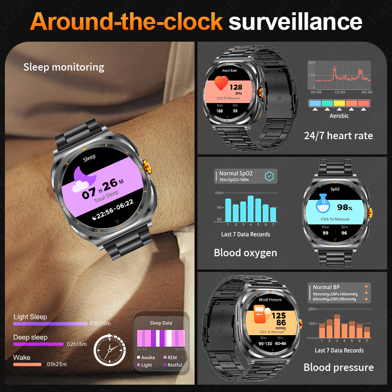 LIGE 2025 Watch Wireless Earph - Smartwatch Running Watches For Men review and price
