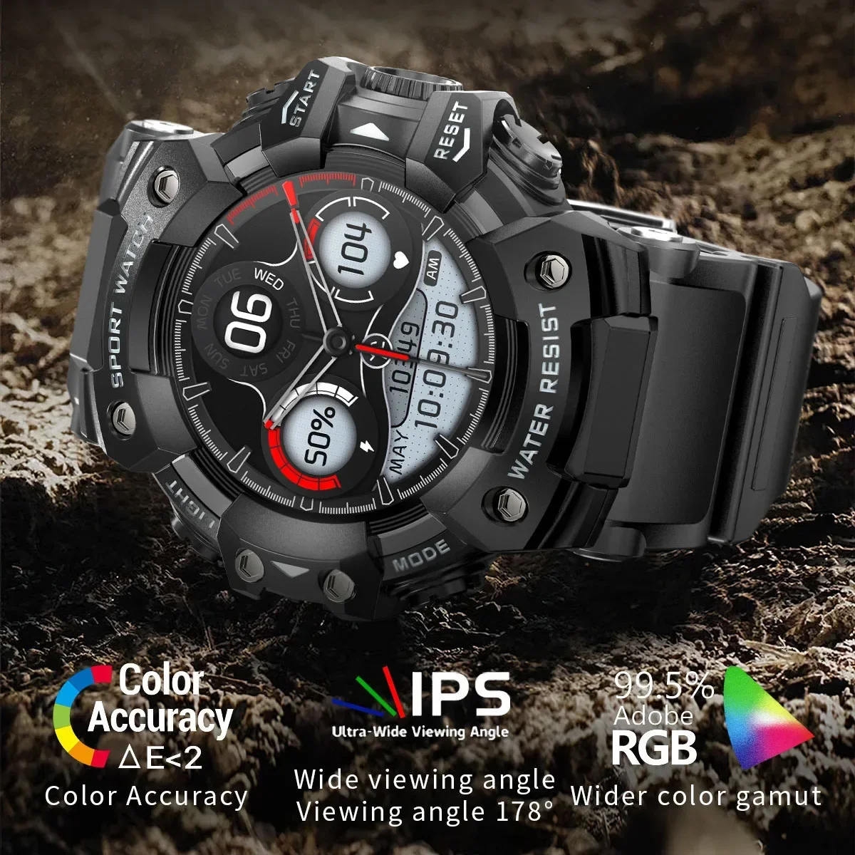 Men's Outdoor Sports Smart Wat - Watch Display Pillow review and price