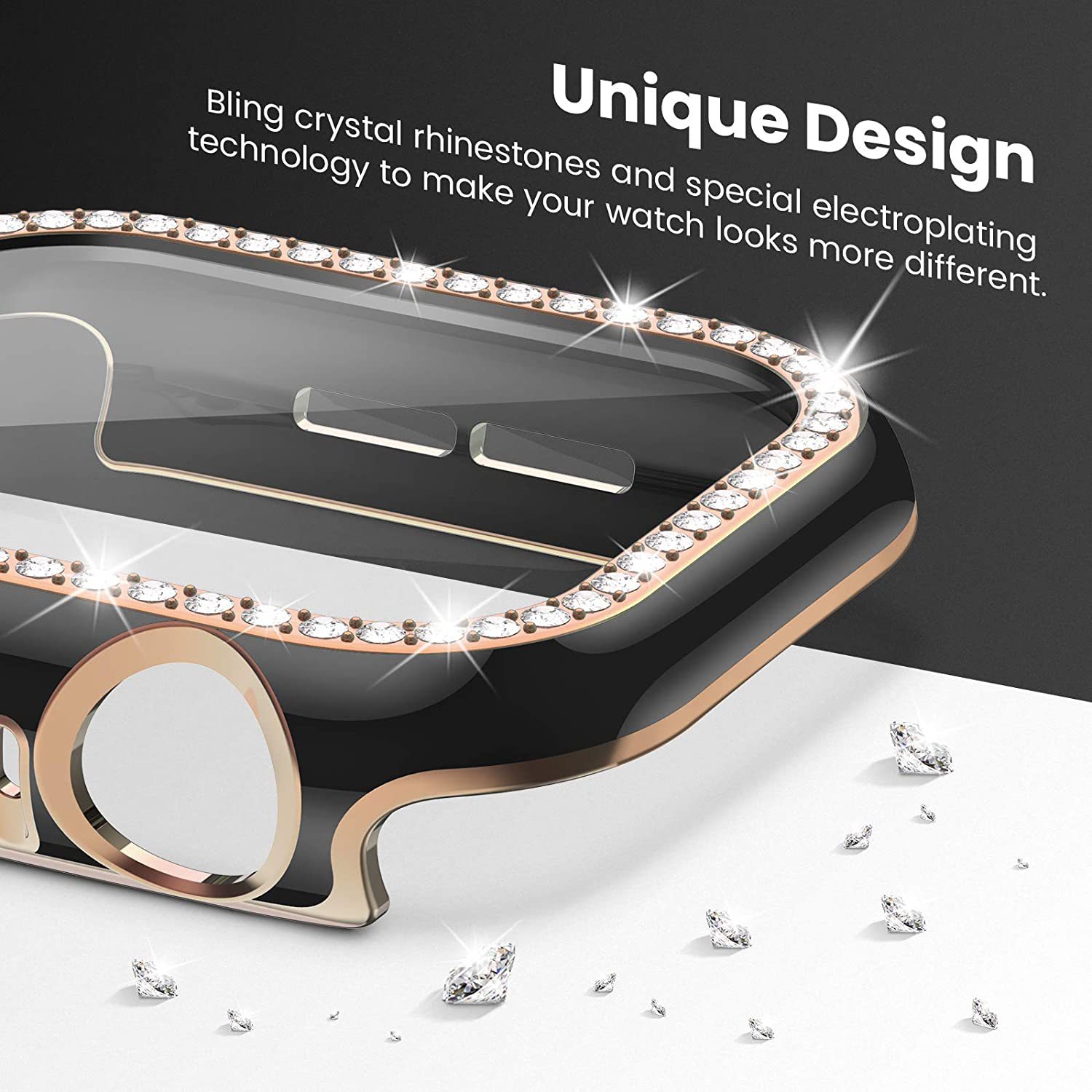 Bling Glass+Cover For Apple Wa - Iwatch Smartwatch Series 7 review and price