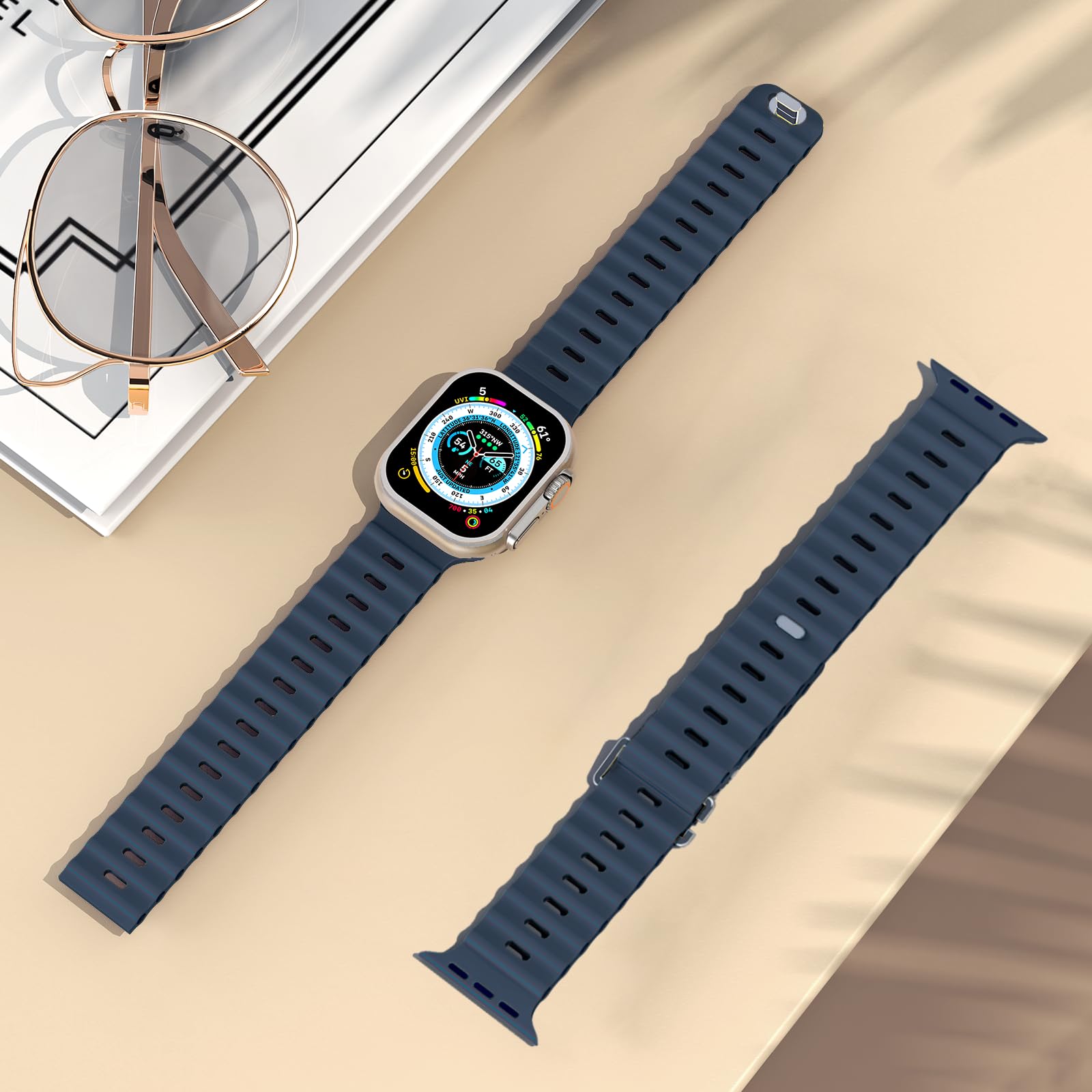 Ocean Band Strap For Apple Wat - Smartwatch Apple Watches For Men review and price