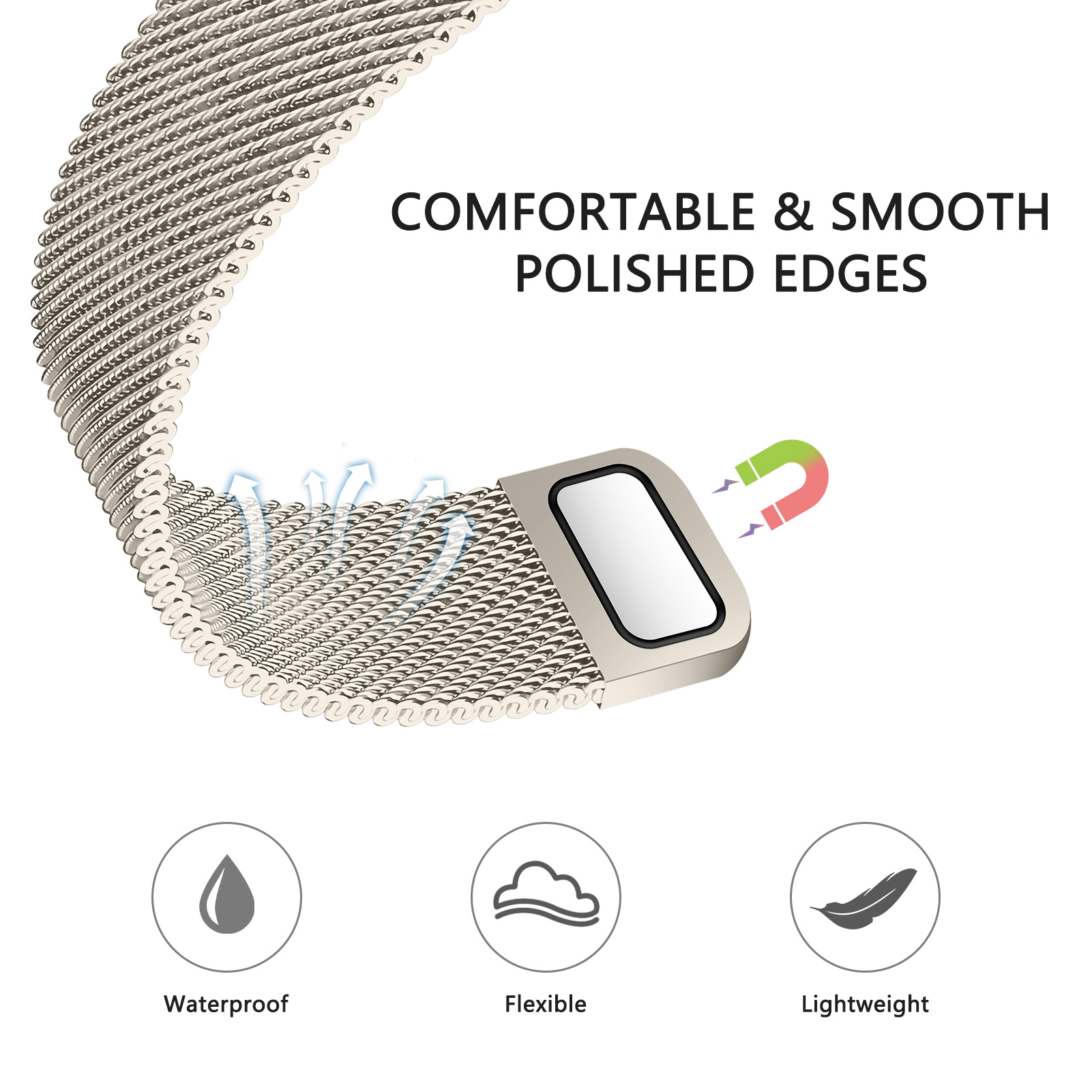 Milanese Strap For Apple Watch - Smartwatch Apple Watches For Men review and price