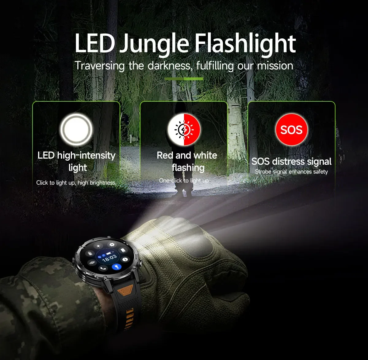 Brand+1400mAh Big Battery Smar - Smartwatch Watches Brands For Men review and price
