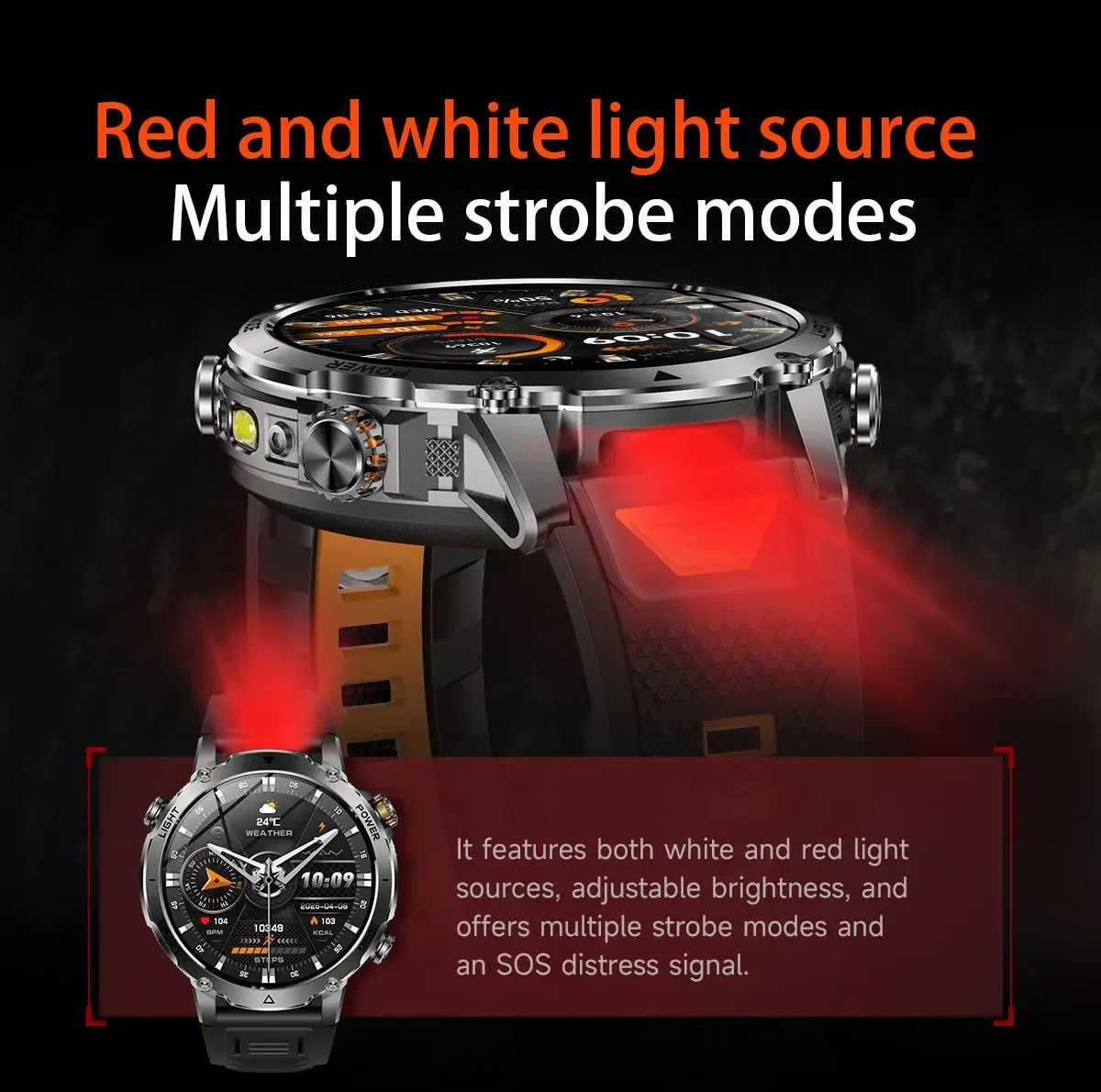 Brand+1400mAh Big Battery Smar - Smartwatch Watches Brands For Men review and price
