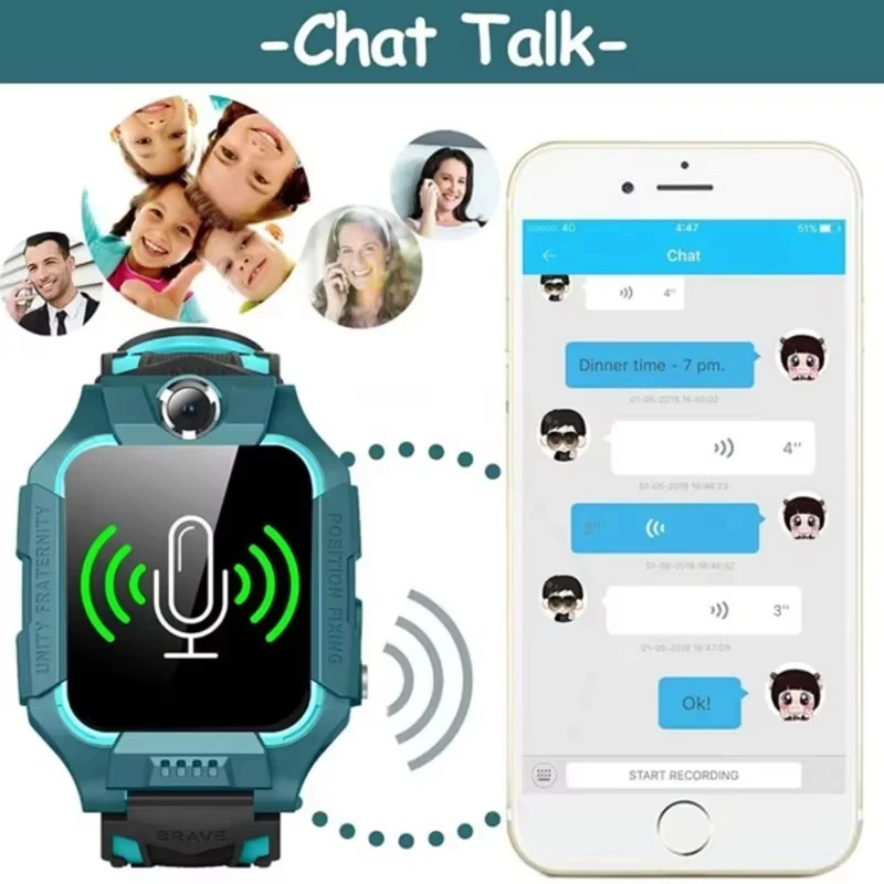New Kids Smart Watch SOS Antil - Watch Display Pillow review and price