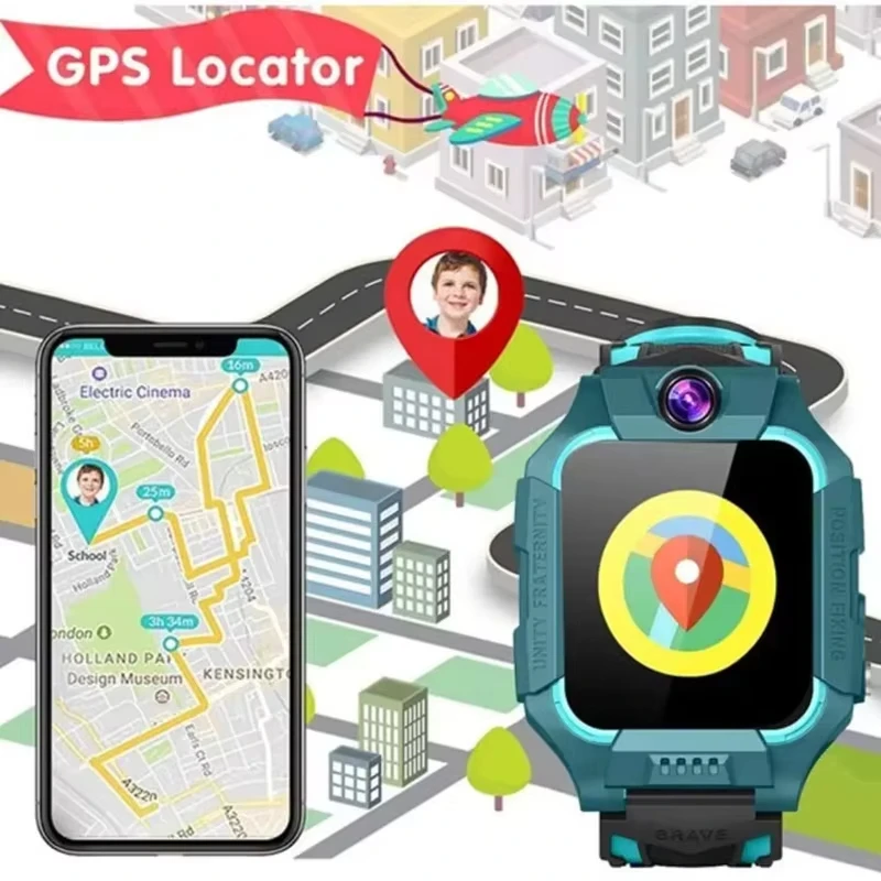 New Kids Smart Watch SOS Antil - Watch Display Pillow review and price