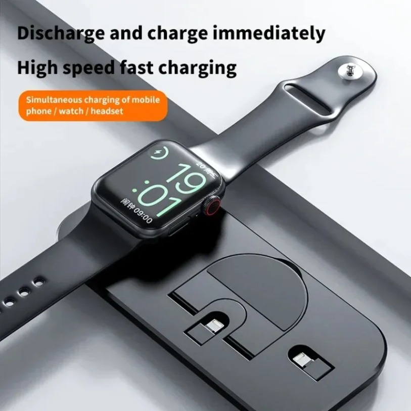 3 In 1 Wireless Charger Stand  - Watch Watch Xs review and price