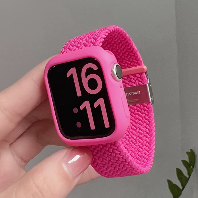 Silicone Case for Apple Watch  - Iwatch Smartwatch Series 7 review and price