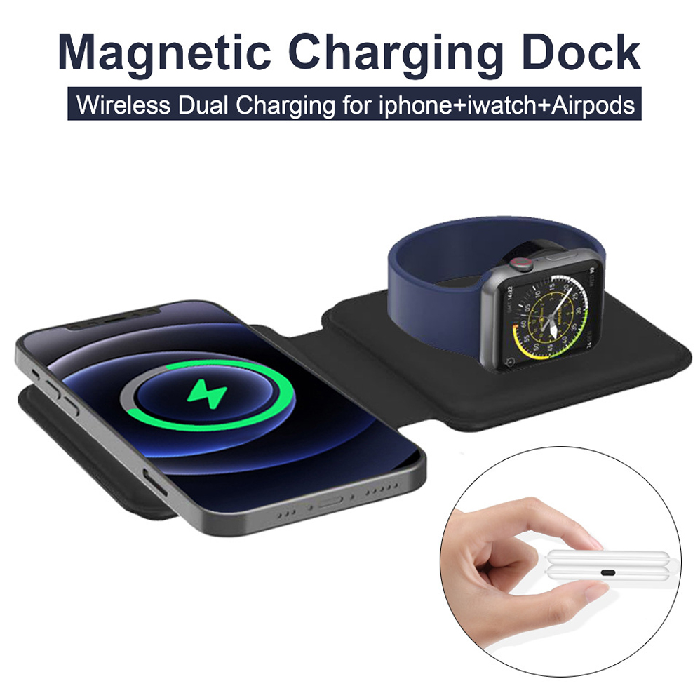 2IN1 Magnetic Wireless Charger - Xwatch Smartwatch review and price
