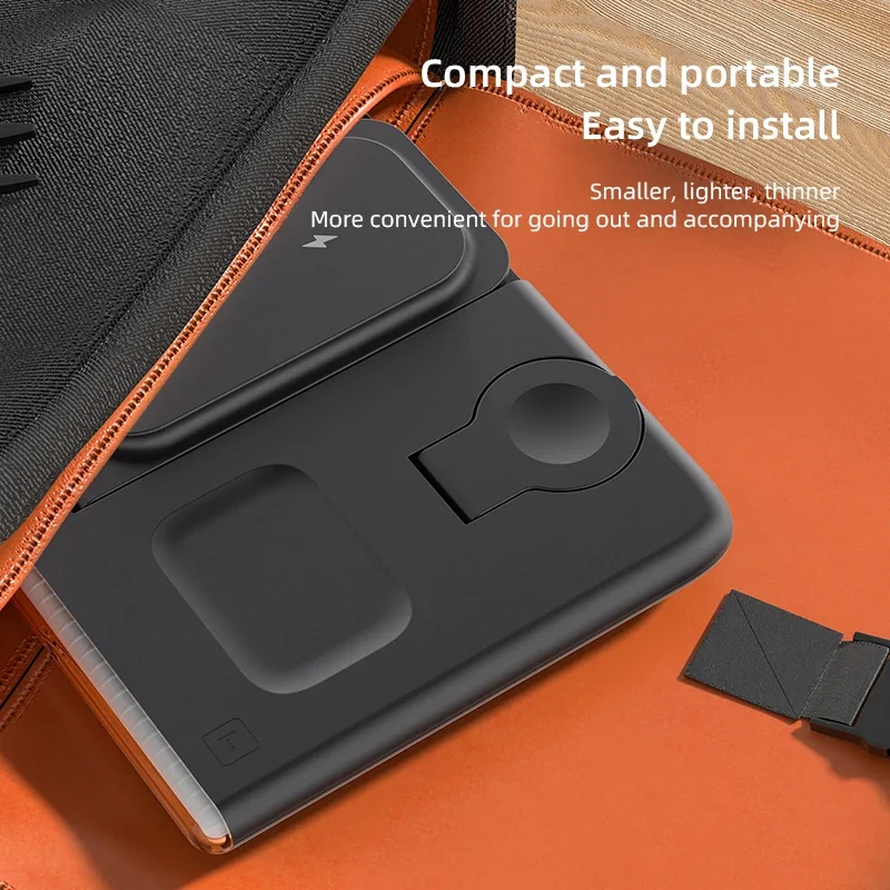 4in1 Foldable Magnetic Wireles - Iwatch Smartwatch review and price