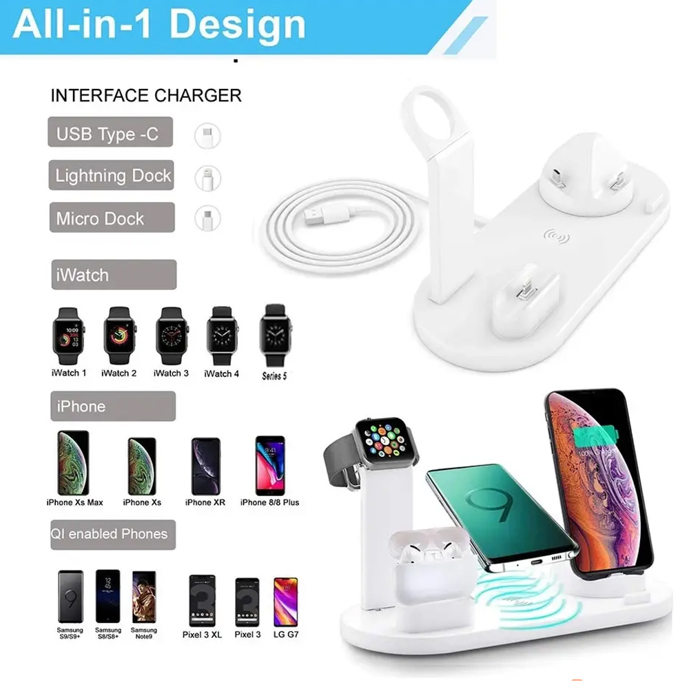 30W 7 in 1 Wireless Charger St - Iwatch Smartwatch review and price