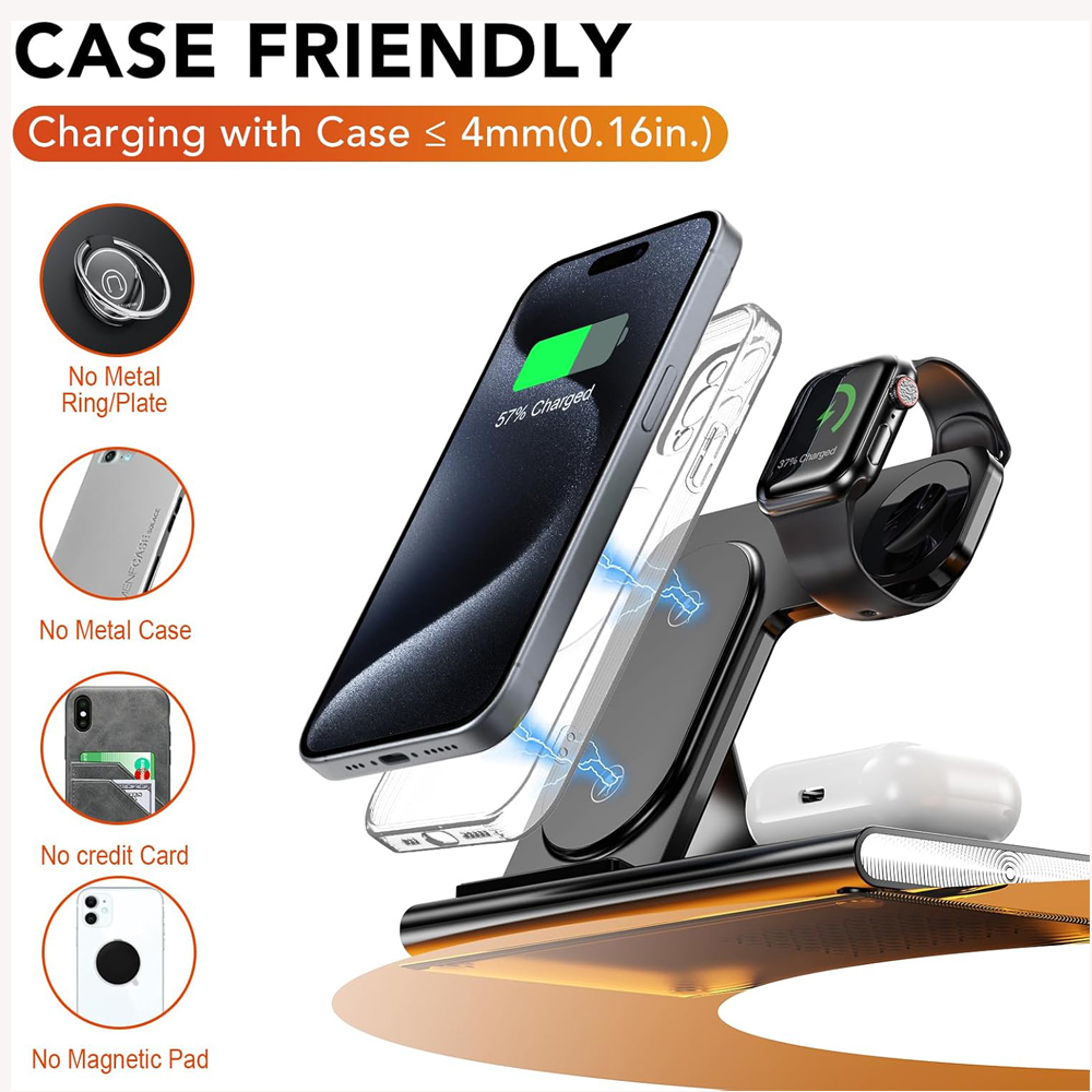 3 in 1 Foldable Charging Stati - Watch Watch Xs review and price