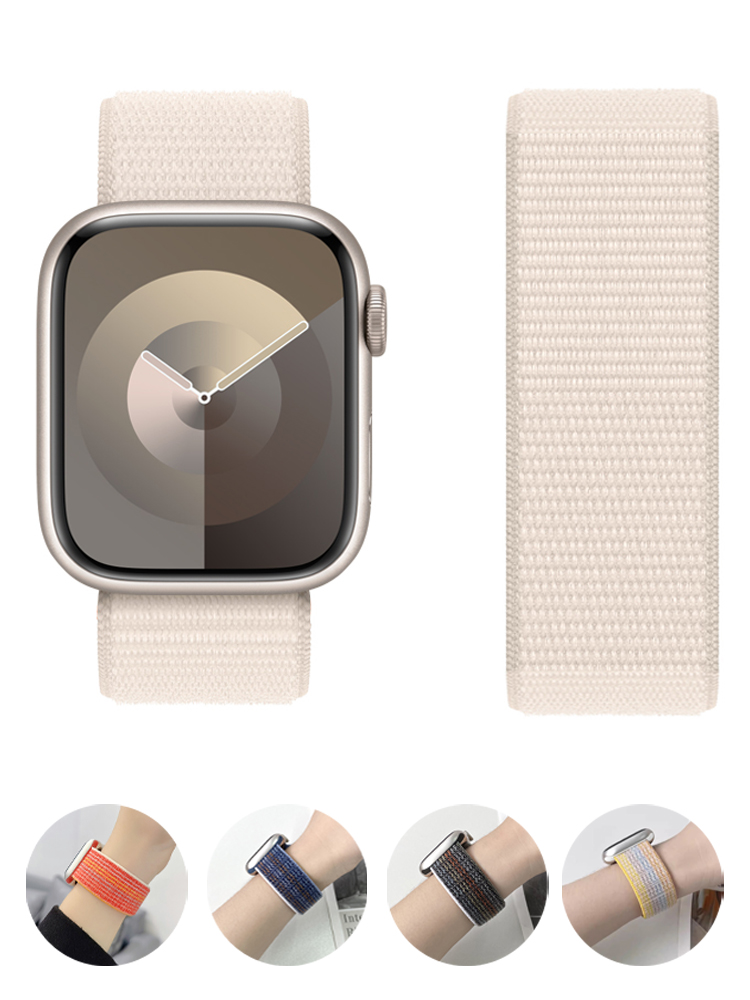 Nylon Loop Strap for apple wat - Smartwatch Apple Watches For Men review and price