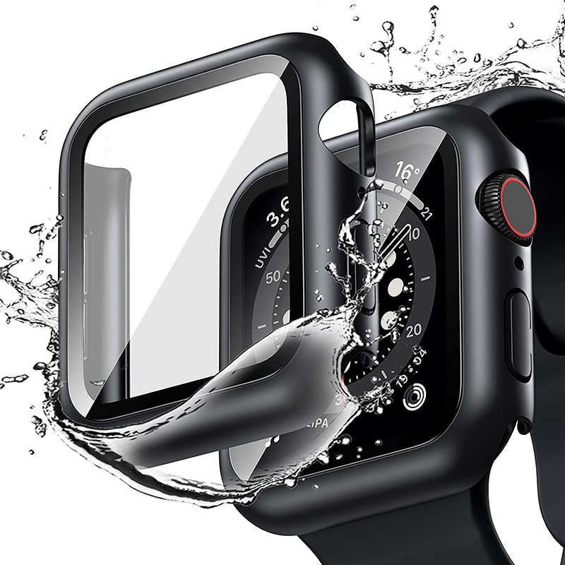 Tempered Glass+cover For Apple - Iwatch Smartwatch Series 7 review and price