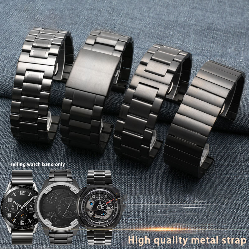 24MM 26MM 28MM 30mm Solid Stai - Diesel Watches Smartwatch review and price