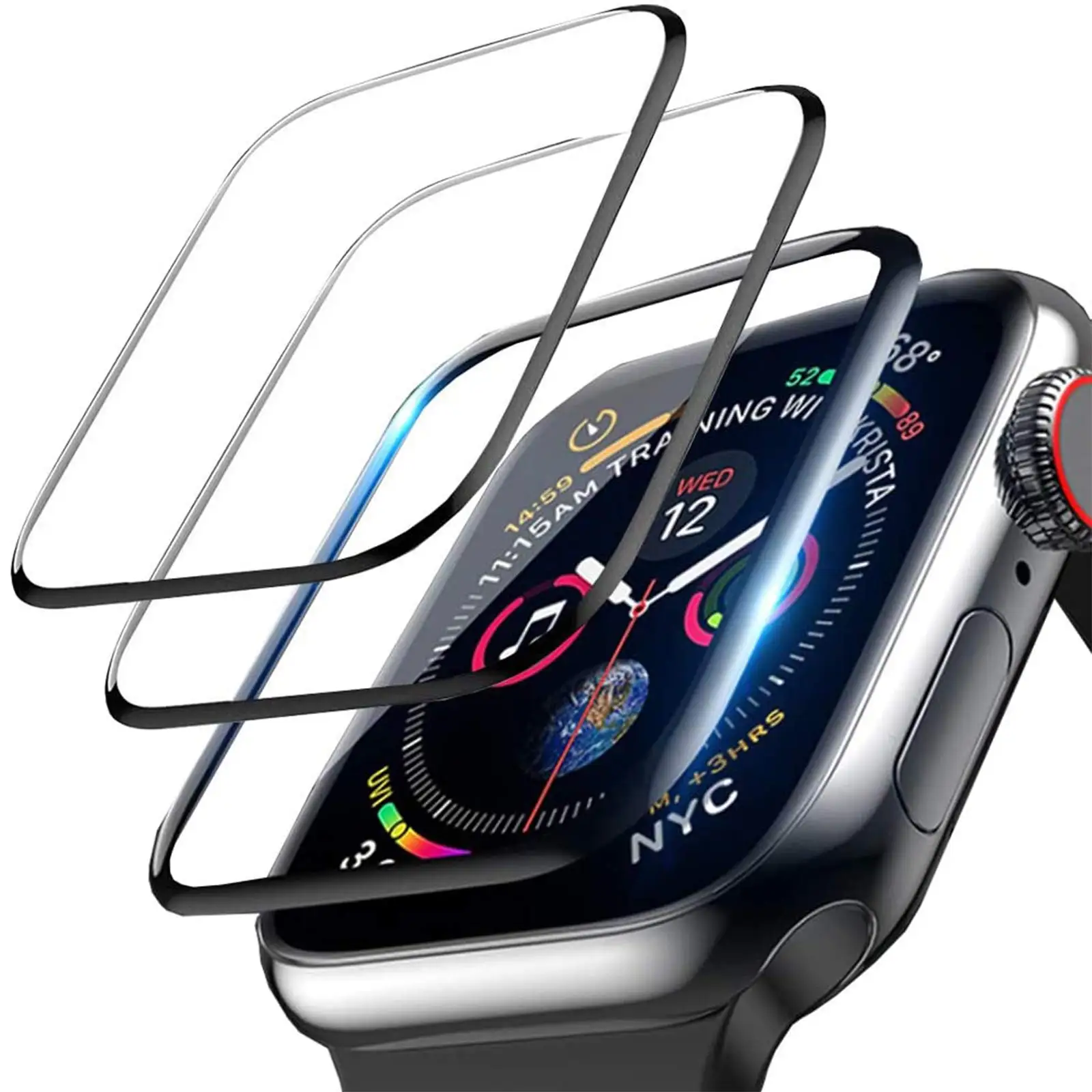 3D Tempered Glass For Apple Wa - Iwatch Smartwatch Series 7 review and price
