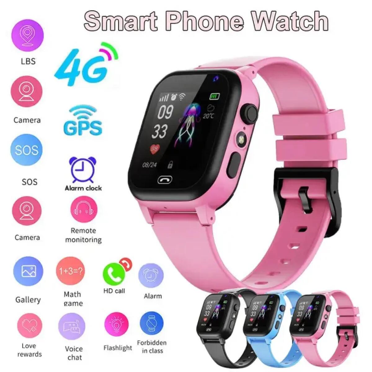 Kids Smart Watch 4G Multifunct - Watch Display Pillow review and price