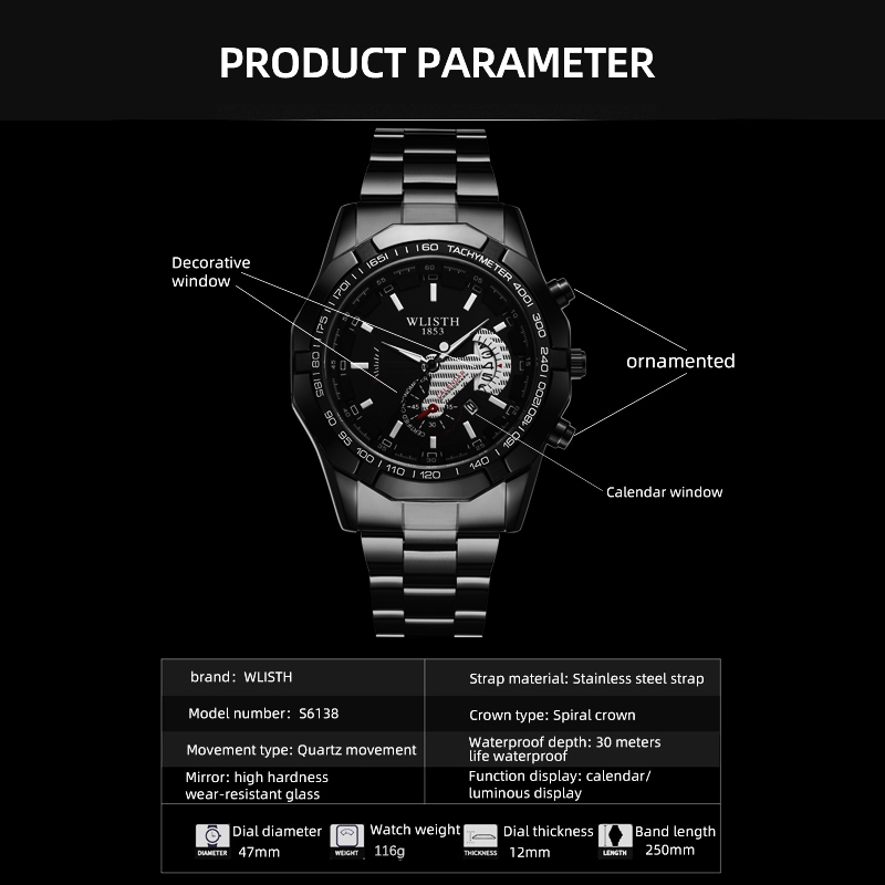 Luxury Brand Man Watch Waterpr - Smartwatch Watches Brands For Men review and price