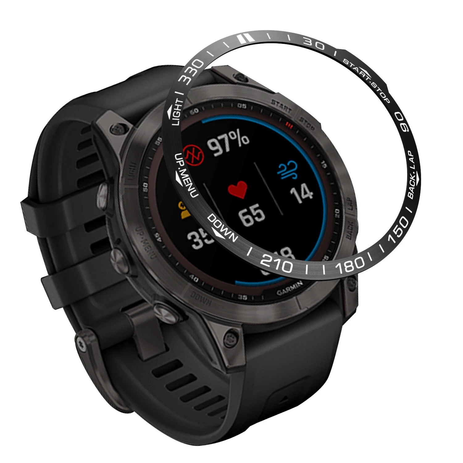 Bezel for Garmin Fenix 7 7X 6  - Xwatch Smartwatch review and price