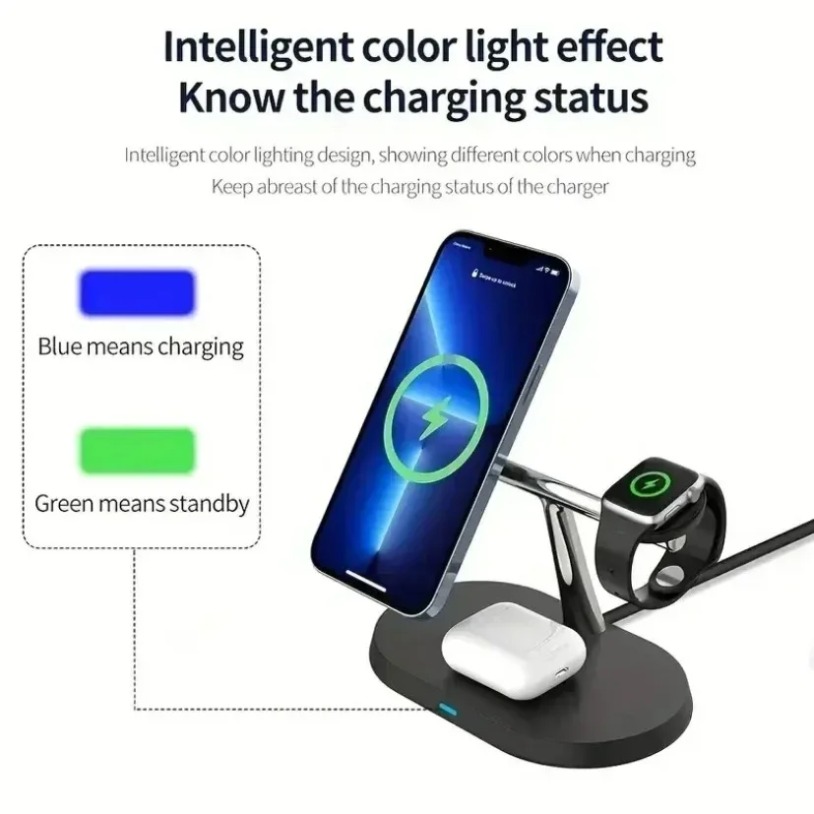 3 In 1 Opansten Magnetic Wirel - Iwatch Smartwatch review and price