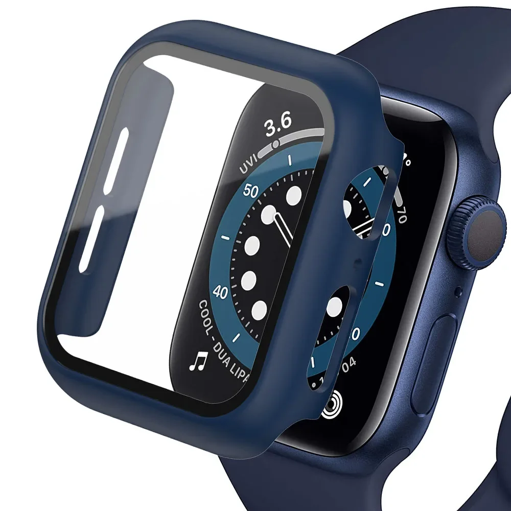 Tempered Glass+cover For Apple - Iwatch Smartwatch Series 7 review and price