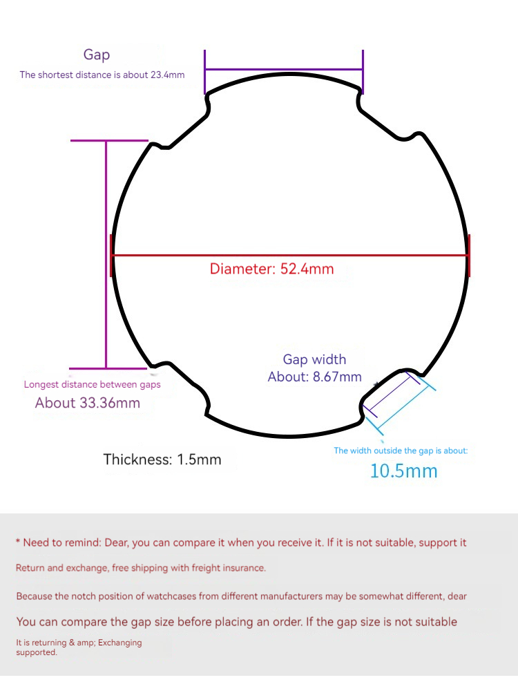 Mineral glass For Diesel DZ431 - Diesel Watches Smartwatch review and price