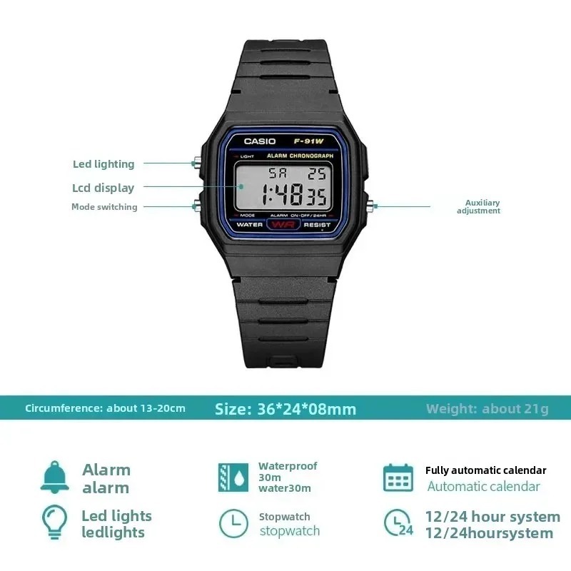 Casio F-91W-1 Fashion Retro Sm - Watch Display Pillow review and price