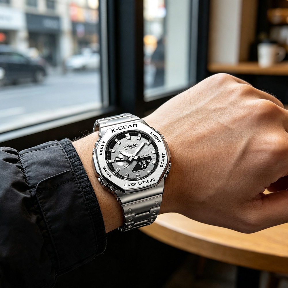 X-GEAR Dual Display Digital Sp - Xwatch Smartwatch review and price