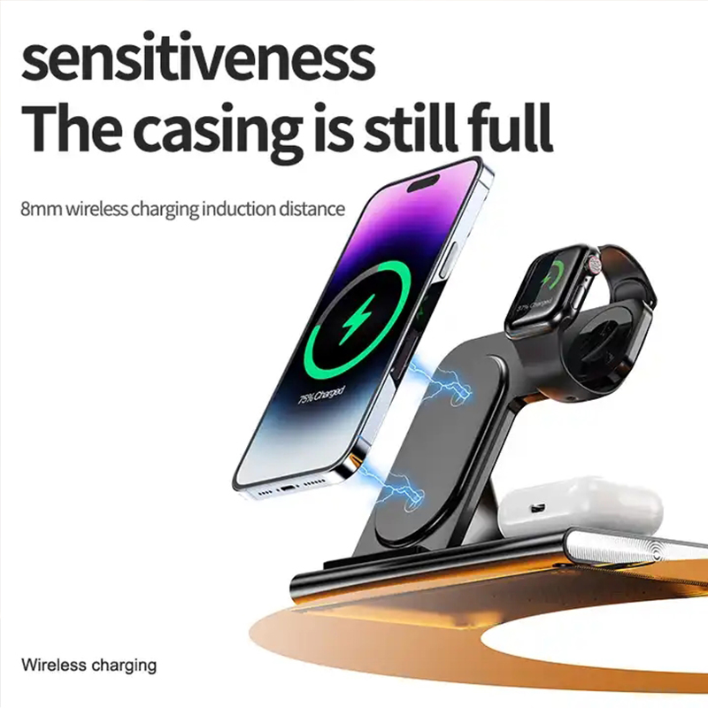 3 In 1 Wireless Charger For iP - Watch Watch Xs review and price