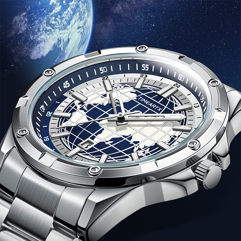 TIMEARTX Brand Man Watch Earth - Smartwatch Watches Brands For Men review and price