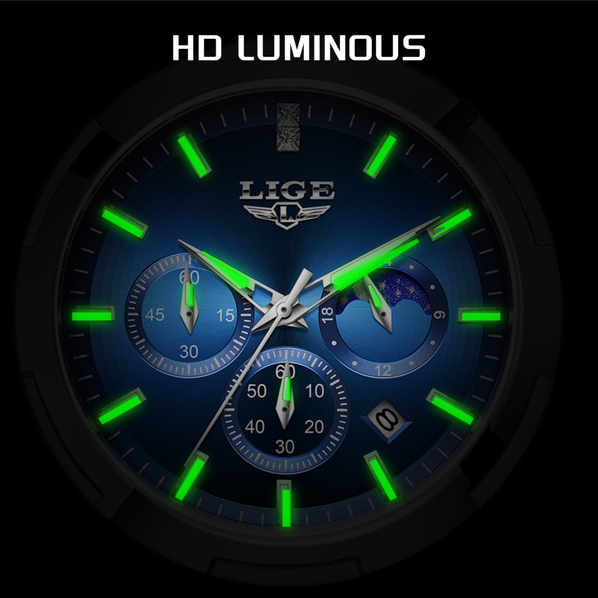 LIGE Top Brand Luxury Watch Wo - Smartwatch Ladies Watches Branded review and price