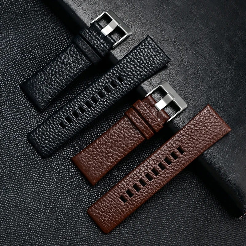 Genuine Leather Strap for Dies - Diesel Watches Smartwatch review and price