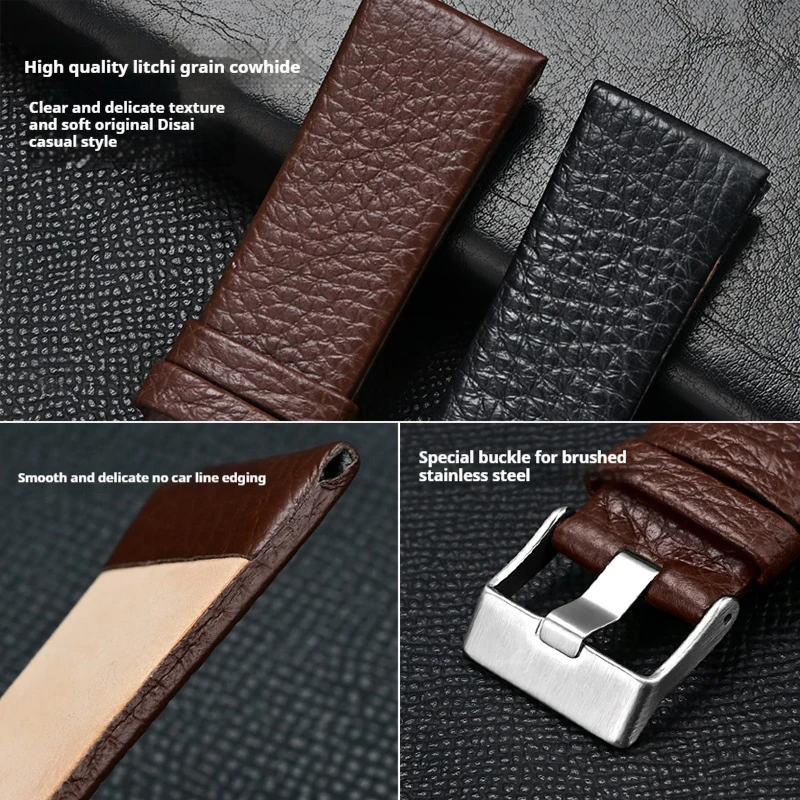 Genuine Leather Strap for Dies - Diesel Watches Smartwatch review and price