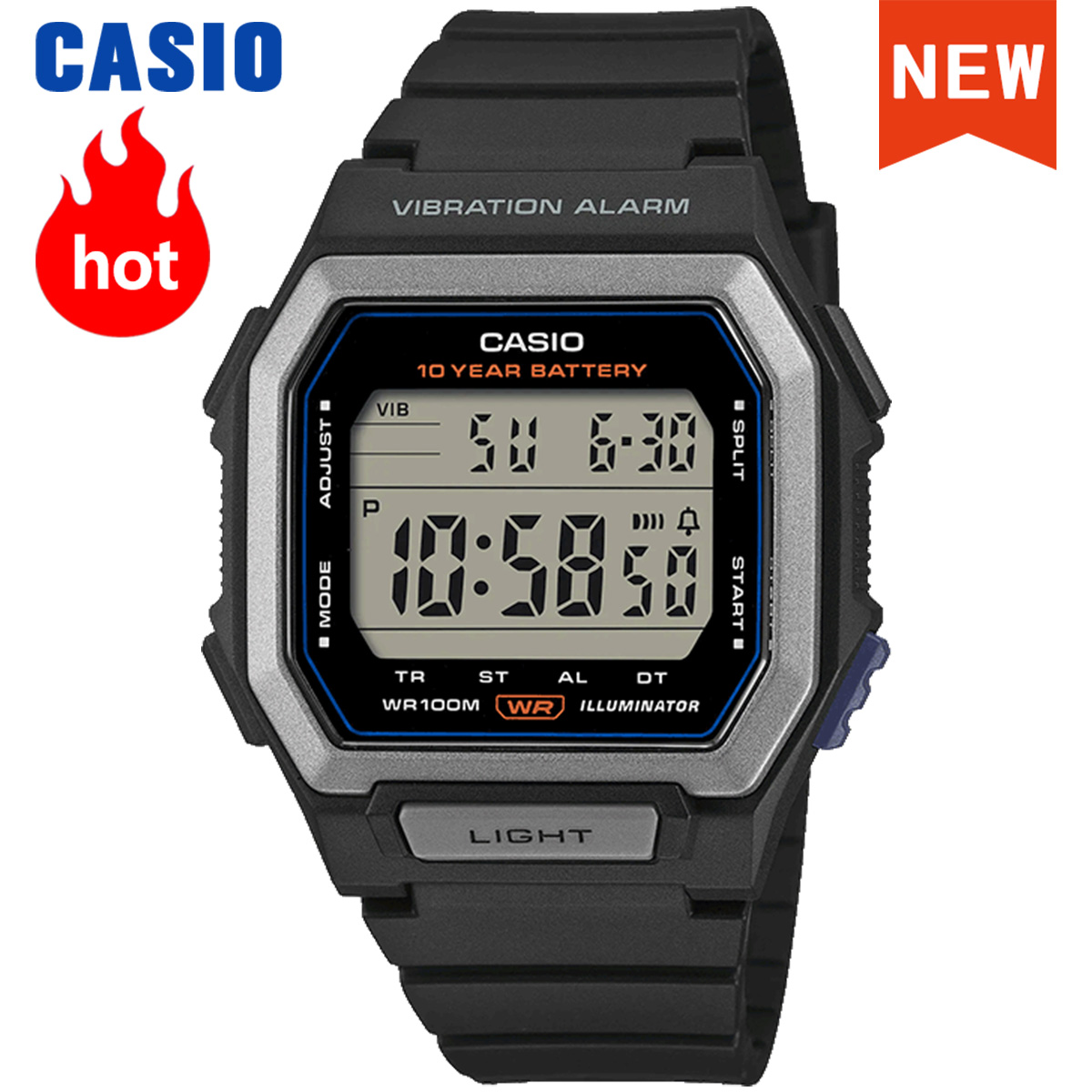 Casio Watch New 2026 Model W-7 - Vintage Digital Watch review and price