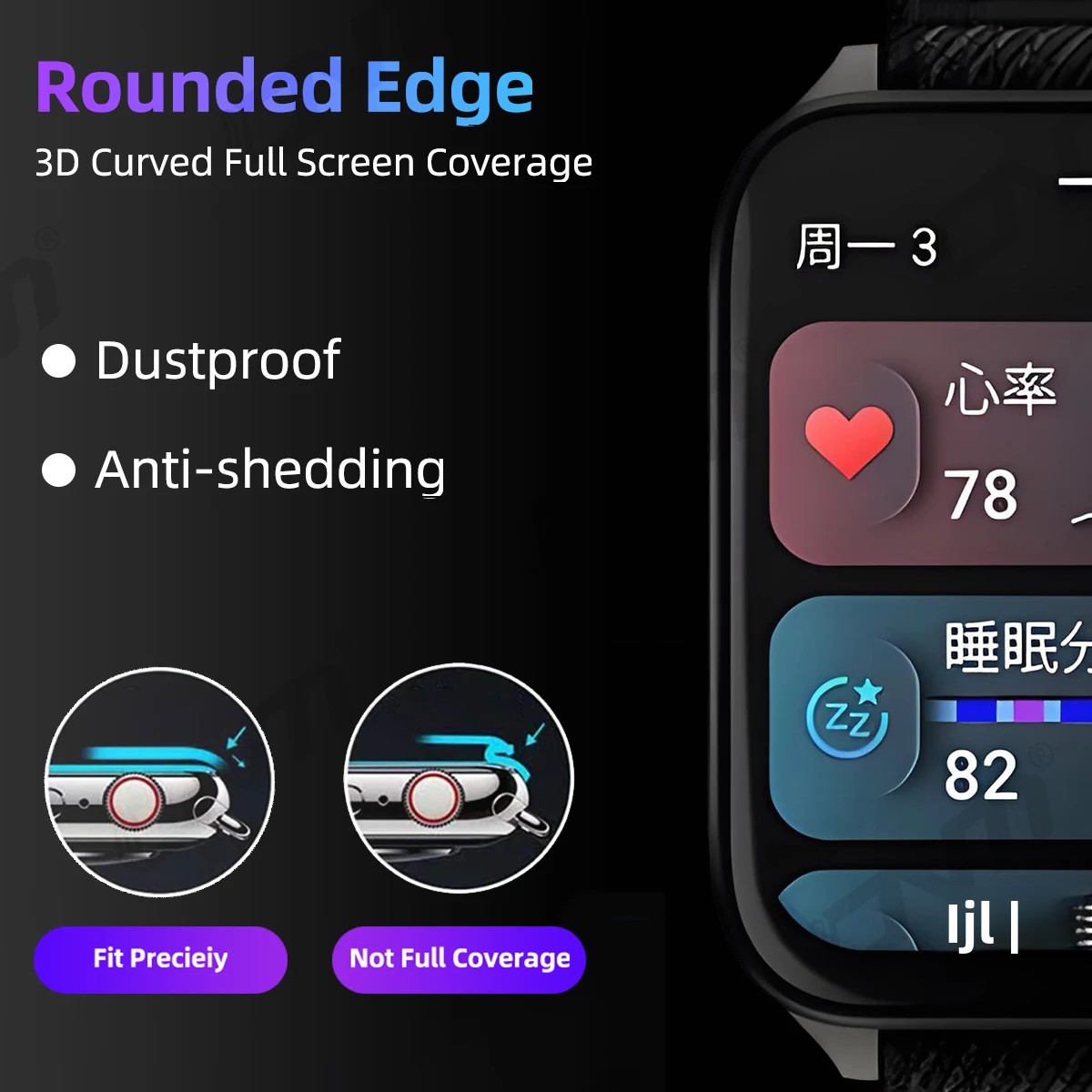 3D Protection Film for Garmin  - Xwatch Smartwatch review and price