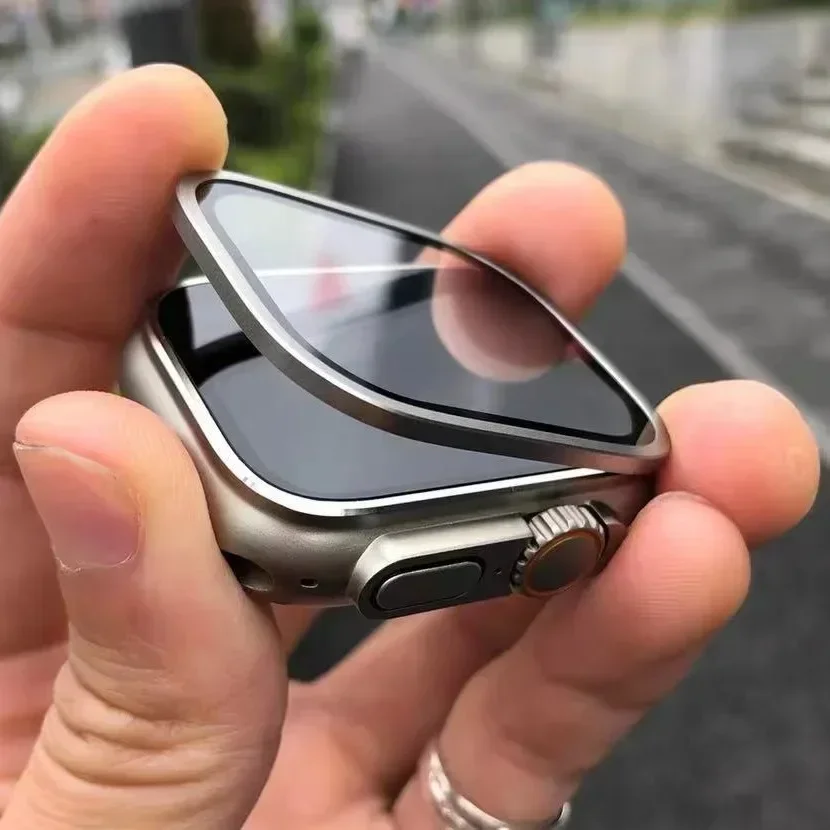 Aluminium Alloy Case+Tempered  - Iwatch Smartwatch review and price