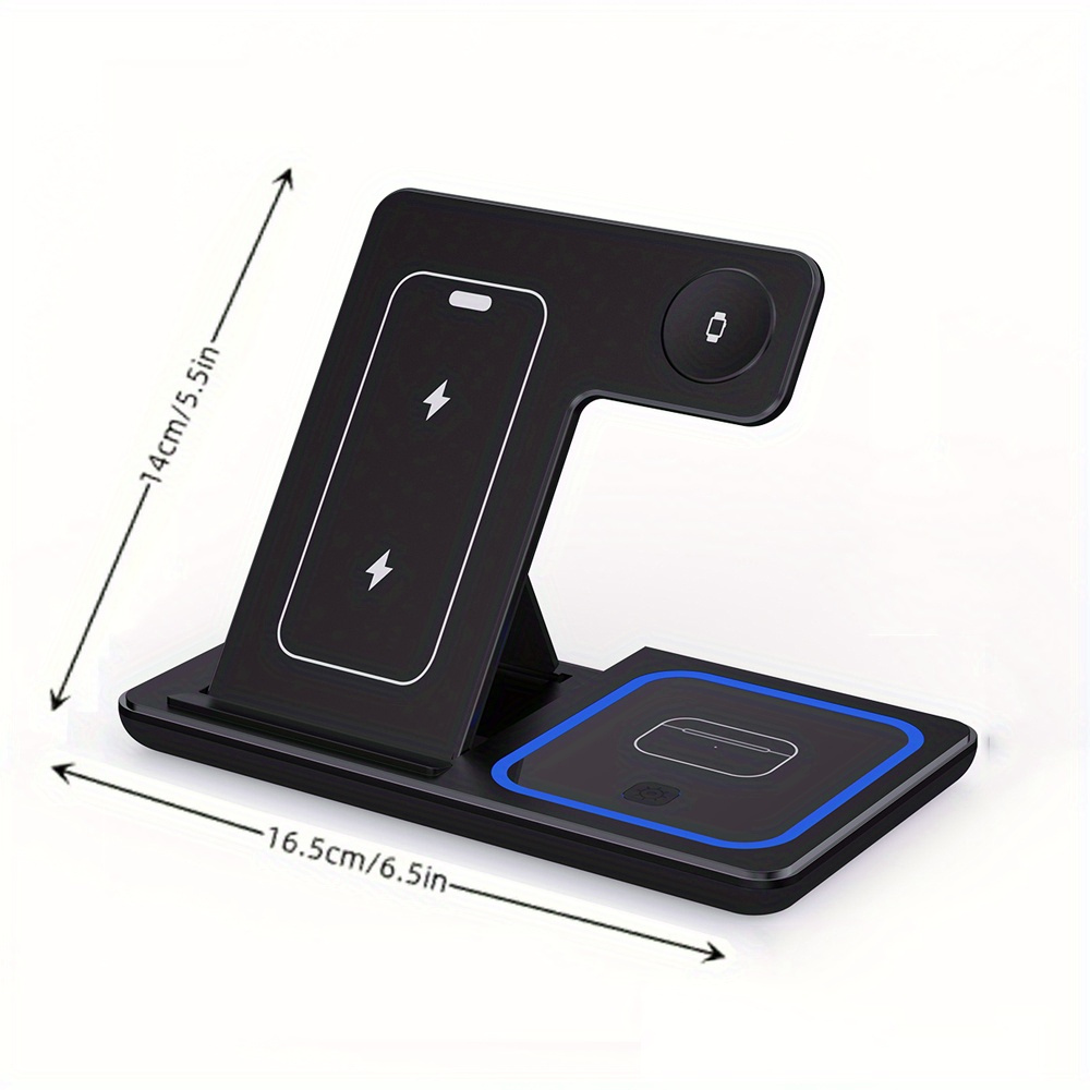 3-In-1 Foldable Wireless Charg - Iwatch Smartwatch review and price
