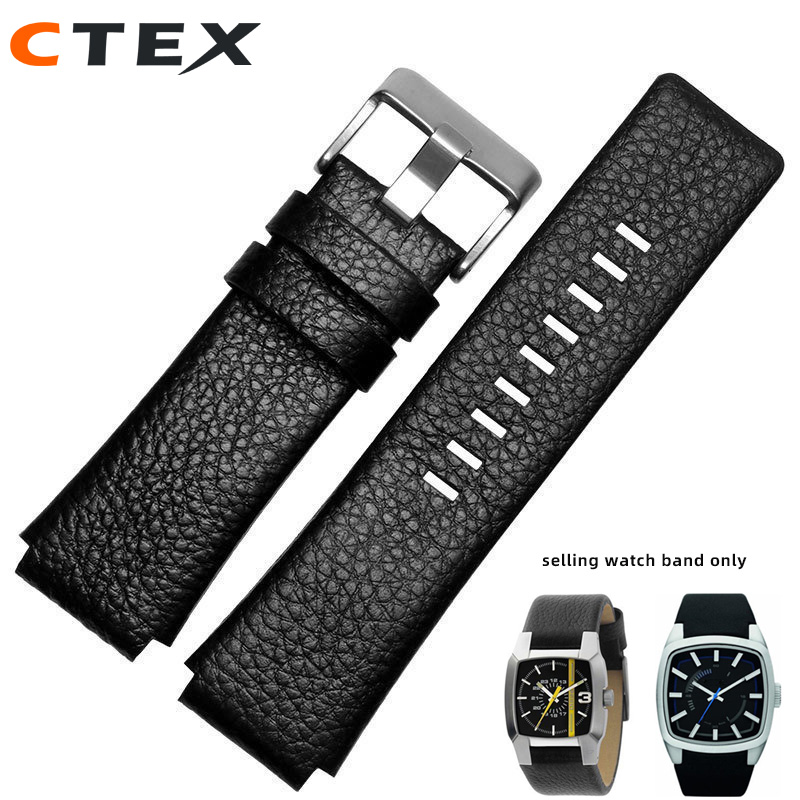 cowhide watchband for diesel D - Diesel Watches Smartwatch review and price