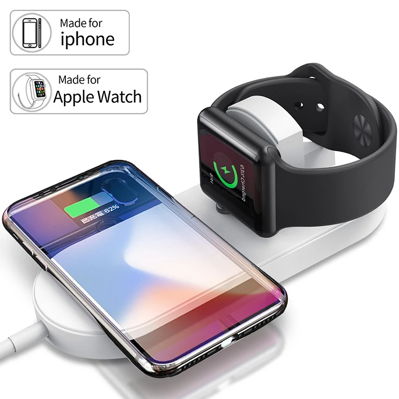 2 in 1 Fast Wireless Charger P - Watch Watch Xs review and price
