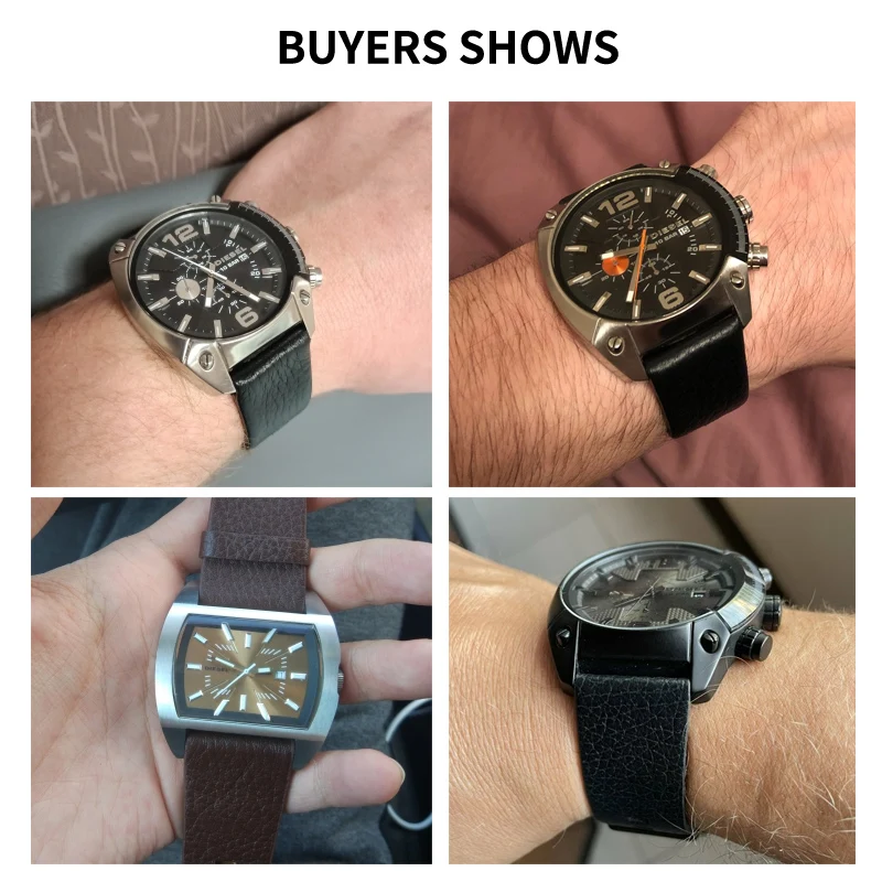 For Diesel Strap Genuine Leath - Diesel Watches Smartwatch review and price