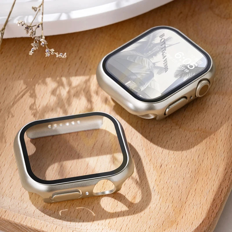 Tempered Glass+cover For Apple - Iwatch Smartwatch Series 7 review and price