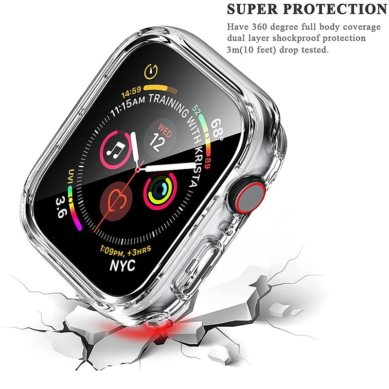 Tempered Glass+cover For Apple - Iwatch Smartwatch Series 7 review and price